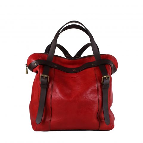 SINETTA TOTE AND BACKPACK BAG RED